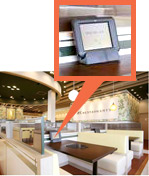 Touch panel order system