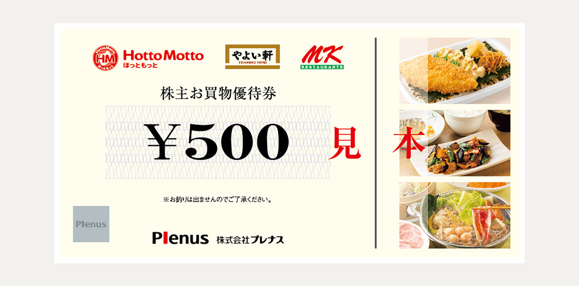 Shareholder Shopping Vouchers