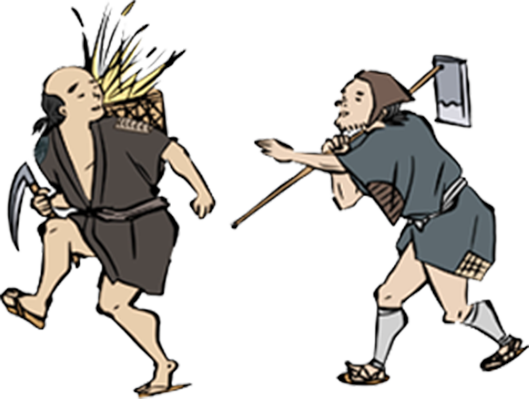 画像：当時の農民