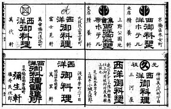 图片:《东京购物自行指南商人名家》