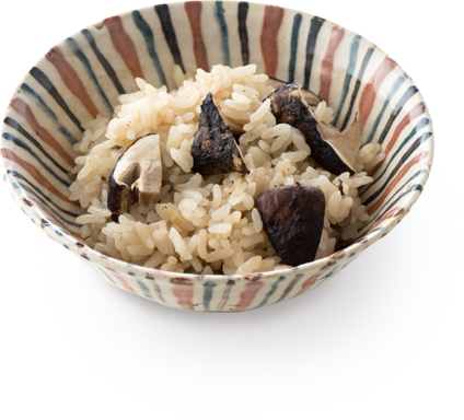 照片:松茸飯